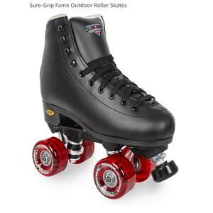 Sure-Grip Fashion Fame Outdoor Roller Skates - Size 10